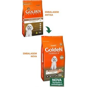 GOLDEN FÓRMULA ADULTOS SALMÃO MINI BITS