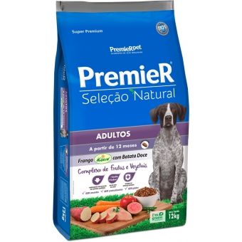 PREMIER SELEÇÃO NATURAL CÃES ADULTOS BATATA DOCE