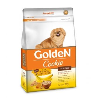 GOLDEN COOKIES CÃES ADULTOS BANANA, AVEIA E MEL