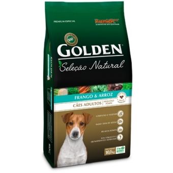 GOLDEN SELEÇÃO NATURAL CÃES ADULTOS MINI BITS