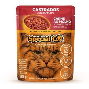 SPECIAL CAT SACHÊ CARNE AO MOLHO CASTRADOS