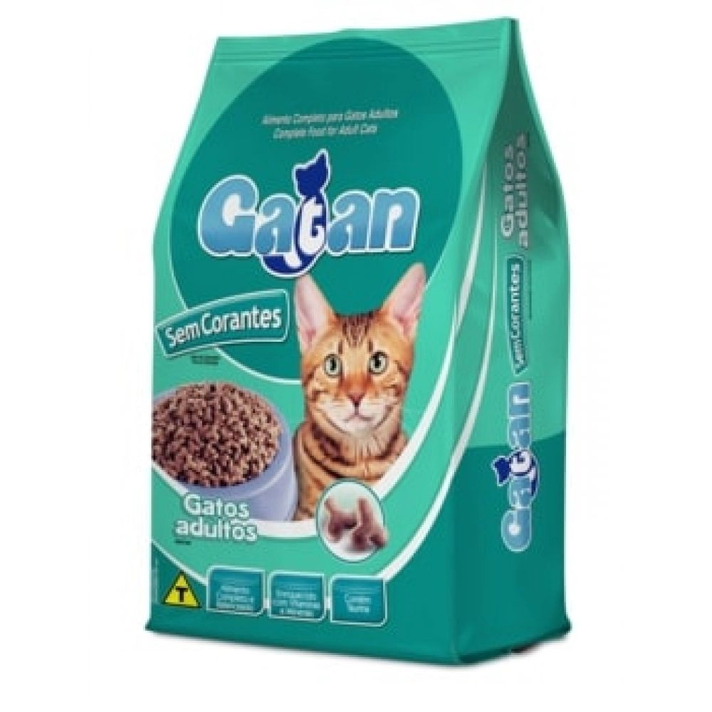 Gatan Sem Corantes -  Alimento Completo Para Gatos Adultos