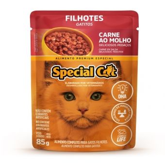 SPECIAL CAT SACHÊ CARNE AO MOLHO FILHOTES