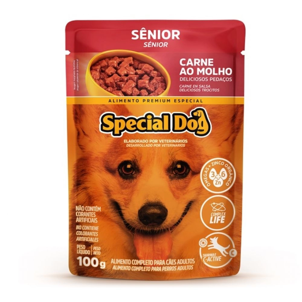 SPECIAL DOG SACHÊ CARNE AO MOLHO  SÊNIOR
