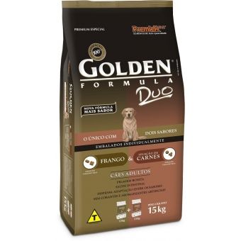 GOLDEN ADULTOS DUO FRANGO E CARNE