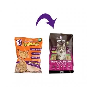 Granulado Higiênico de Madeira