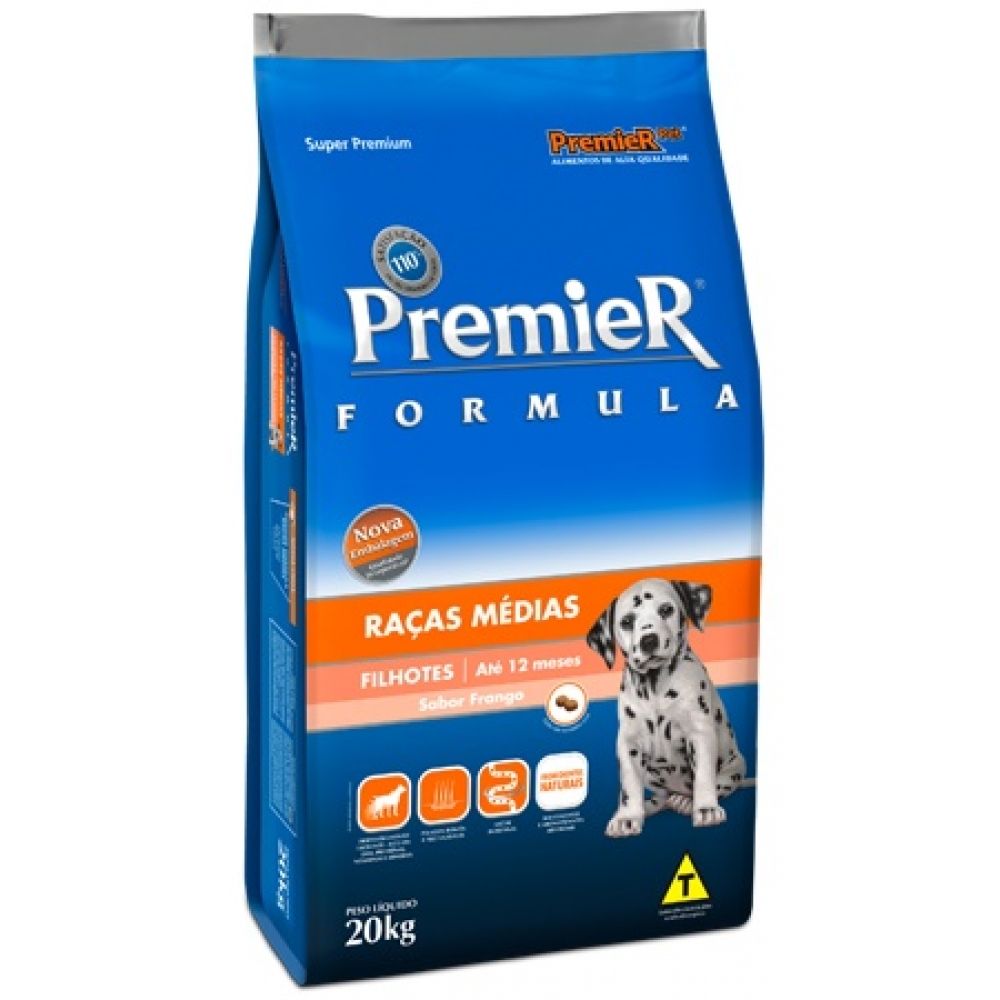 PREMIER FÓRMULA RAÇAS MÉDIAS FILHOTES